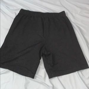 Dark gray shorts
